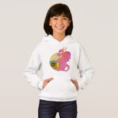 Cartoon draak Hoodie (Voorkant volledig)