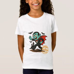 Cartoon Dracula Vampire - Goedgekeurd door Hallowe T-shirt