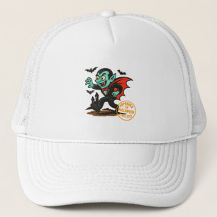 Cartoon Dracula Vampire - Goedgekeurd door Hallowe Trucker Pet