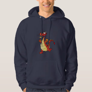 Cartoon Dragon; Blauw Hoodie