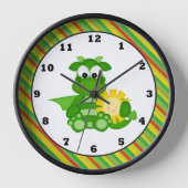 Cartoon Dragon fantasieklok (Voorkant)