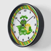 Cartoon Dragon fantasieklok (Hoek)