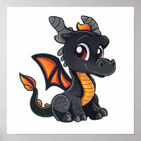 Cartoon Dragon Illustratie