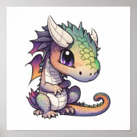 Cartoon Dragon Illustratie