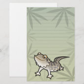 Cartoon Dragon / Rankin Dragon Briefpapier (Voorkant / Achterkant)