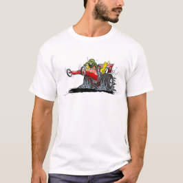 Cartoon dragster t-shirt