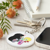 cartoon drink cocktail sleutelhanger (Voorkant Rechts)