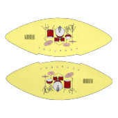 Cartoon Drum kit American Football (Panelen)