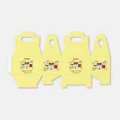 Cartoon Drum kit Bedankdoosjes (Uitgevouwen)