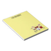 Cartoon Drum kit Notitieblok (Schuin)