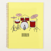 Cartoon Drum kit Planner (Voorkant)