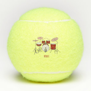 Cartoon Drum kit Tennisballen