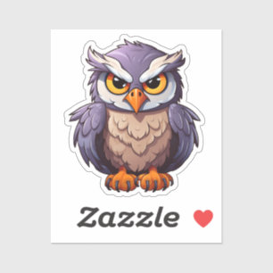 Cartoon Eagle Illustratie Sticker