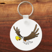 Cartoon Eagle Sleutelhanger (Voorkant)