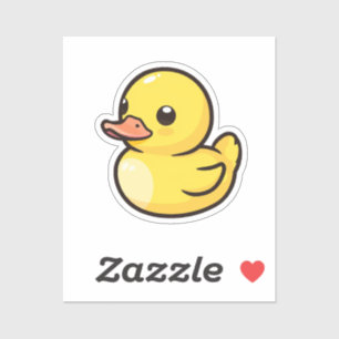 Cartoon eend sticker