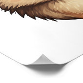 Cartoon egel illustratie poster (Hoek)