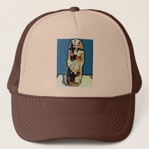 Cartoon Egyptisch beeld Trucker Pet