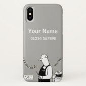 Cartoon Elektrisch thema Case-Mate iPhone Case (Achterkant)