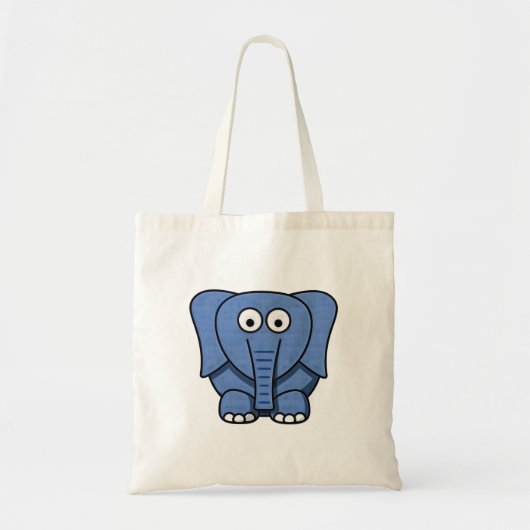 Cartoon Elephant Bag Tote Bag (Voorkant)