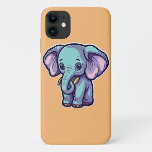 CARTOON ELEPHANT iPhone 11 HOESJE