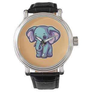 CARTOON ELEPHANT HORLOGE