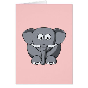 Cartoon Elephant Kaart