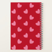 Cartoon Elephant Kind Personalized Spiral Journal Notitieboek (Achterkant)