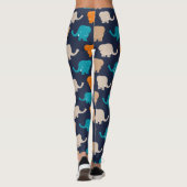 Cartoon Elephant Leggings (Achterkant)
