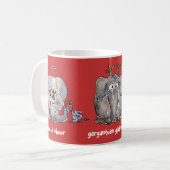Cartoon Elephant Mok (Voorkant links)