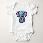 CARTOON ELEPHANT ROMPER (Voorkant)