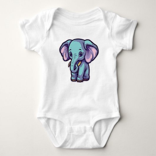 CARTOON ELEPHANT ROMPER (Voorkant)