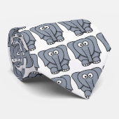 Cartoon Elephant Stropdas (Opgerold)