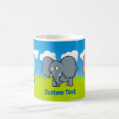 Cartoon Elephants Café Mug (Centre)