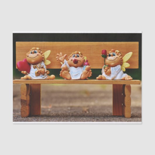 cartoon engelenweefsel tissuepapier (Voorkant)