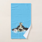 Cartoon English Cocker spaniel Bad Handdoek (Handdoek)