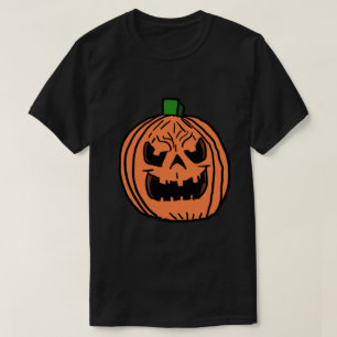 Cartoon Evil Pumpkin T-shirt