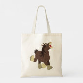 Cartoon Exuberant Cute Sac fourre-tout Cheval Shir (Dos)