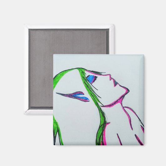 Cartoon fairy magnet (Recto/Verso)