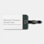 Cartoon Fantastic Beasts Emerge From Suitcase Bagagelabel (Achterkant horizontaal)