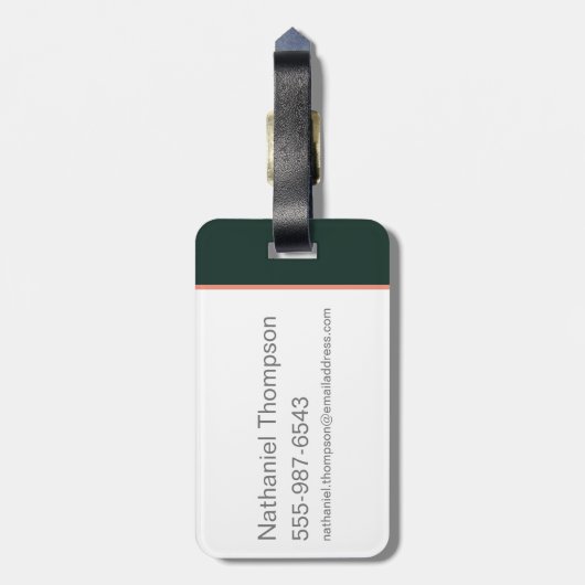 Cartoon Fantastic Beasts With Newt Scamander Bagagelabel (Achterkant verticaal)