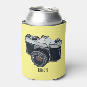 Cartoon filmcamera blikjeskoeler