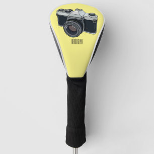 Cartoon filmcamera golfheadcover