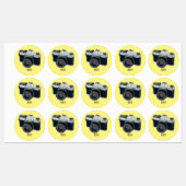 Cartoon filmcamera labels (Vel)