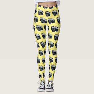 Cartoon filmcamera leggings