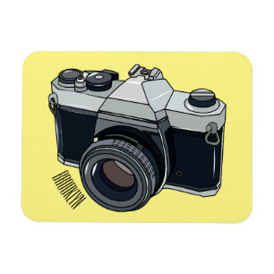 Cartoon filmcamera magneet