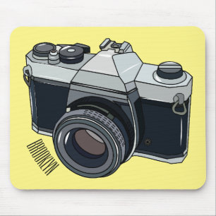 Cartoon filmcamera muismat