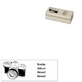 Cartoon filmcamera 	rubberstempel (Gestempeld)