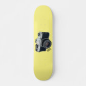Cartoon filmcamera skateboard (Voorkant)