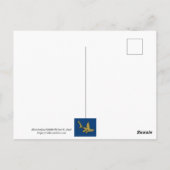 Cartoon Fire Engine Briefkaart (Achterkant)