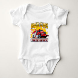 Cartoon Fire Truck T-shirt
